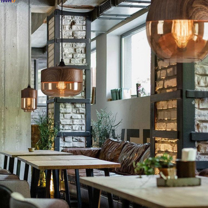 Stylish Scandinavian Wooden Ceiling Lamp - NordLuna | Bowlift