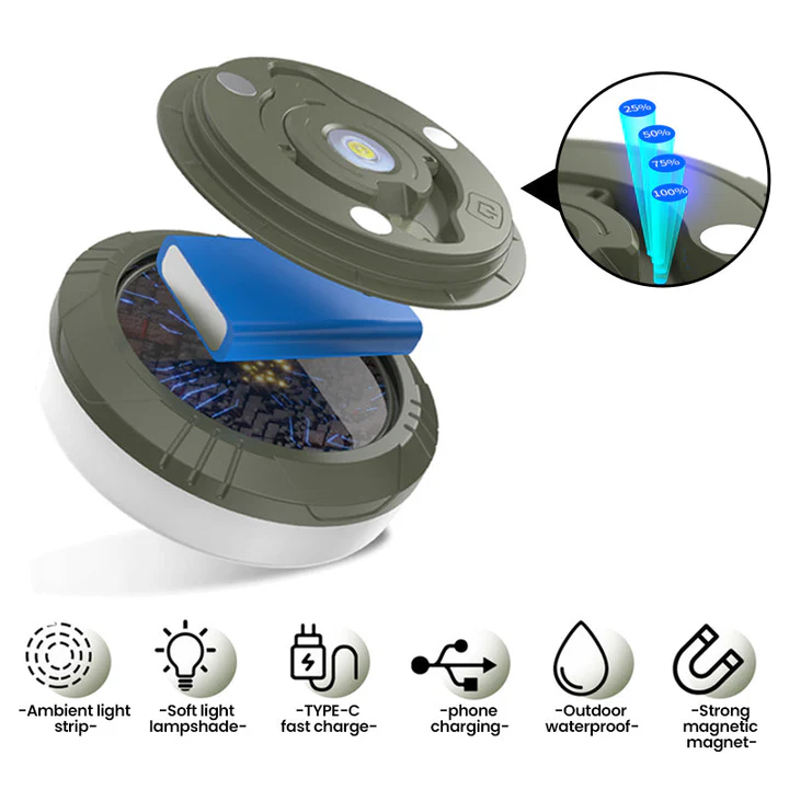 BowLift | Waterproof, Portable, Stowable String Of Lights For Outdoor Use