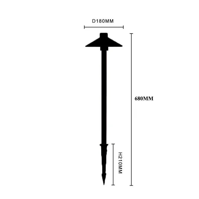Solar LED Path Light for Garden and Outdoor – Weatherproof, Energy-saving & Decorative | Bowlift