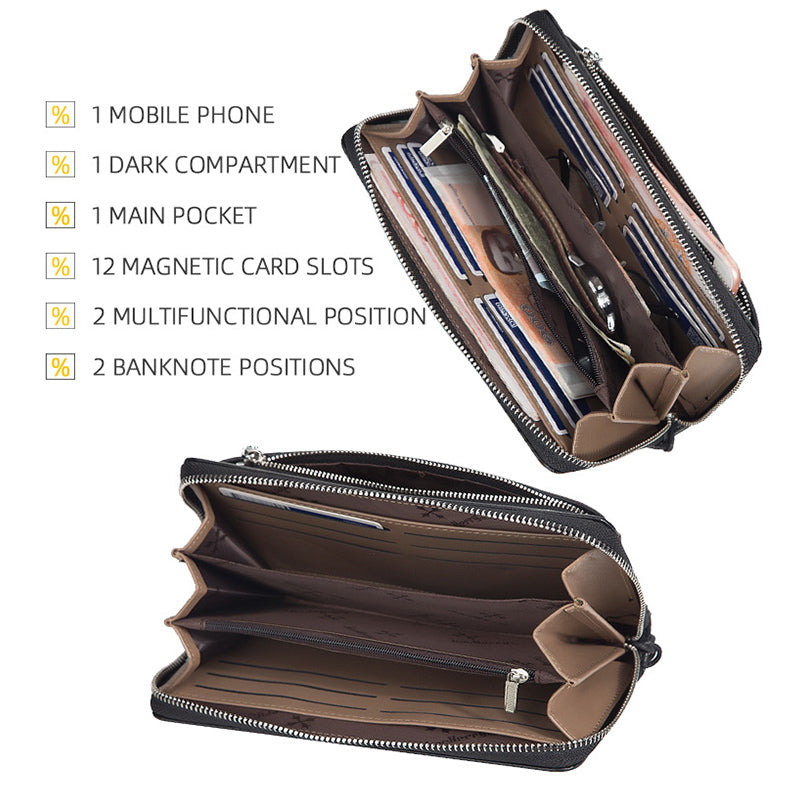 BowLift | Men's Long Large Wallet