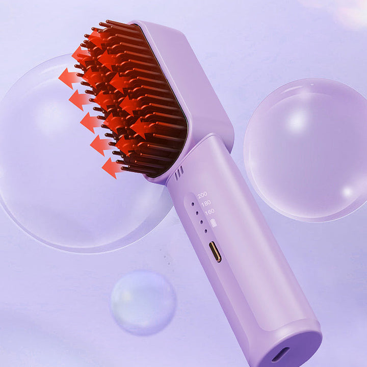 BowLift | Portable negative ion hair straightener comb