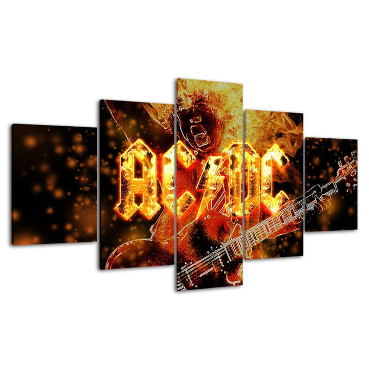 ACDC - Canvas Wall Art Painting | Bowlift