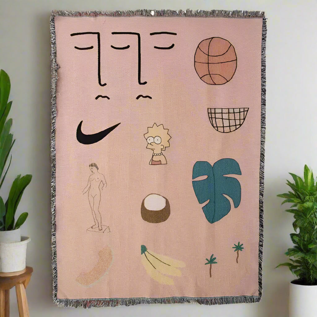 BowLift | Pink Muse Woven Blanket
