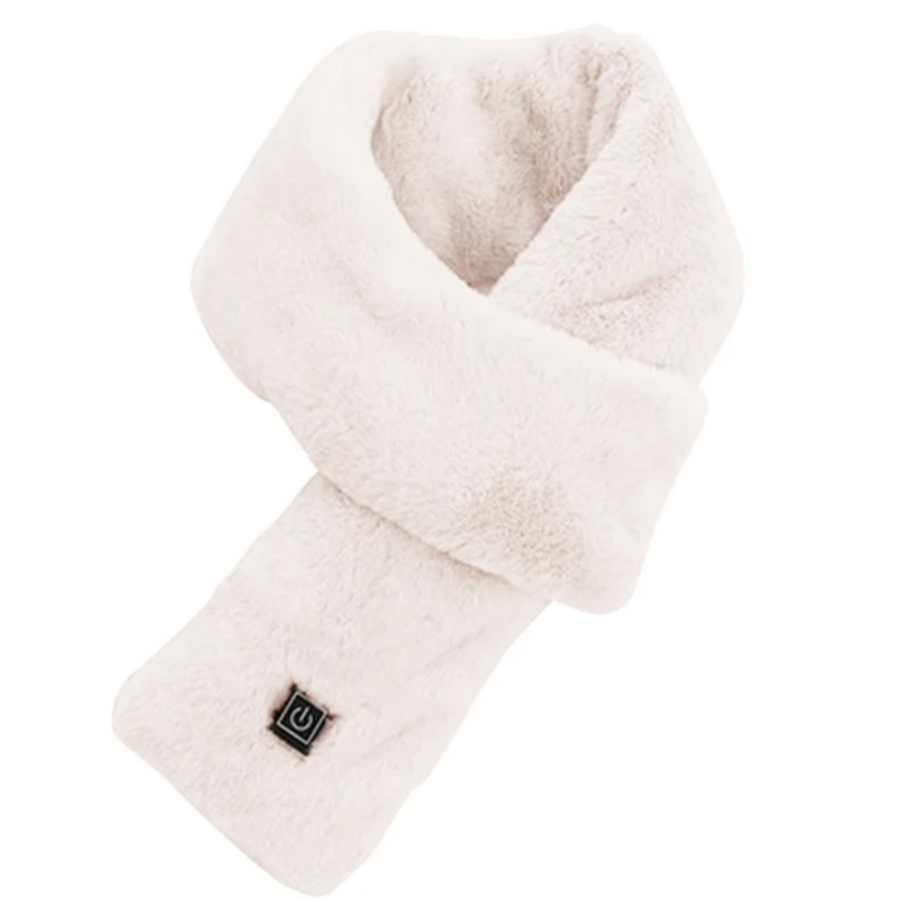 USB-Heated Faux Fur Scarf Bowlift