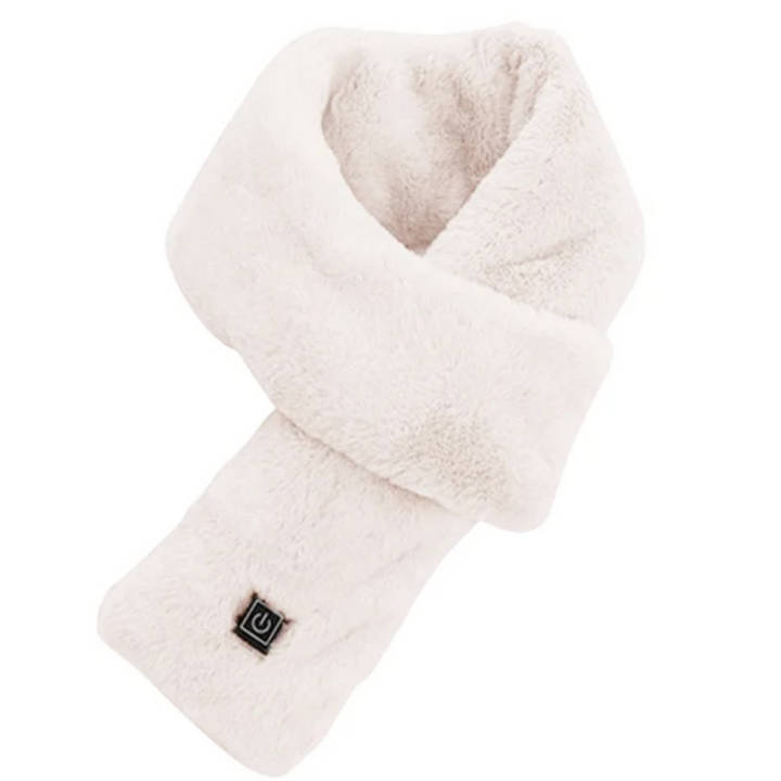 USB-Heated Faux Fur Scarf Bowlift