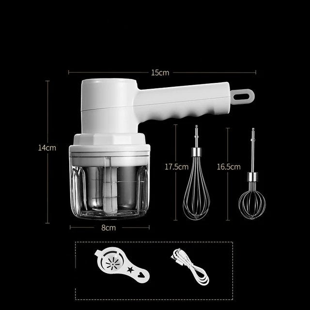 2 in 1 Electric Wireless Multi-Function Meat GRINDER and Beater Bowlift