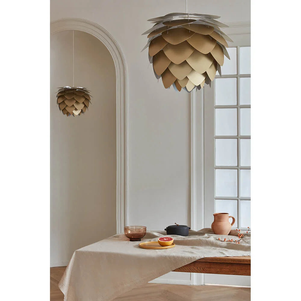 BowLift | Handcrafted Wooden Pine Cone Pendant Light