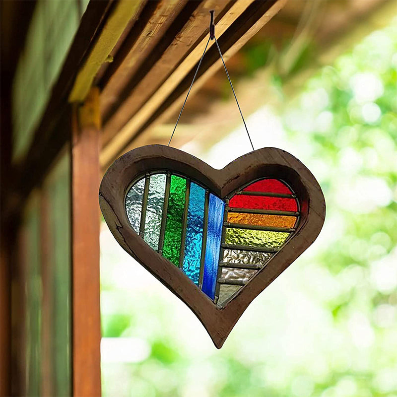 BowLift | Wooden Painted Love Ornaments Home Decoration