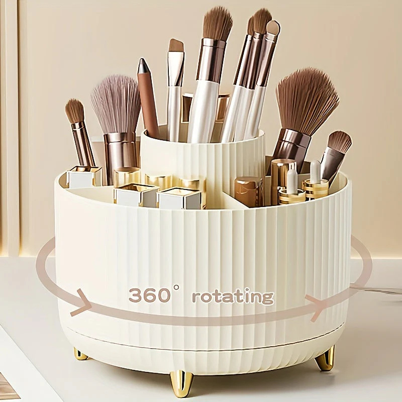 BowLift | Makeup Organiser | 360° Rotating Storage Rack for Vanity