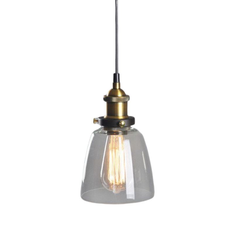 BowLift | GlassHaven – Elegant Industrial Pendant Lamp