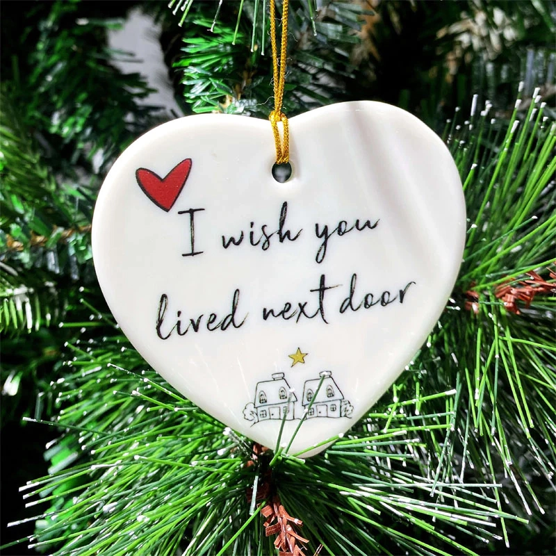 BowLift | Christmas Heart Hanging Ornament