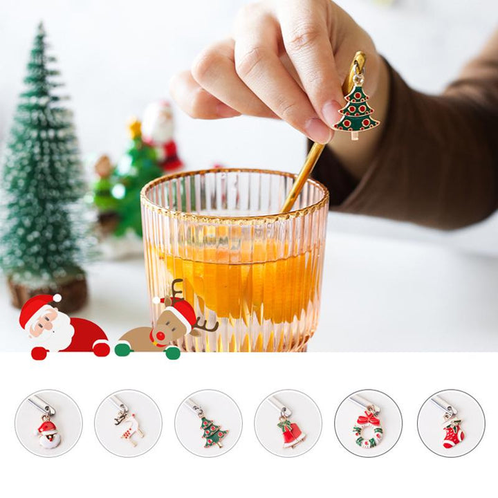 BowLift | Christmas Decorations for Home - Christmas Metal Spoon Gift Set
