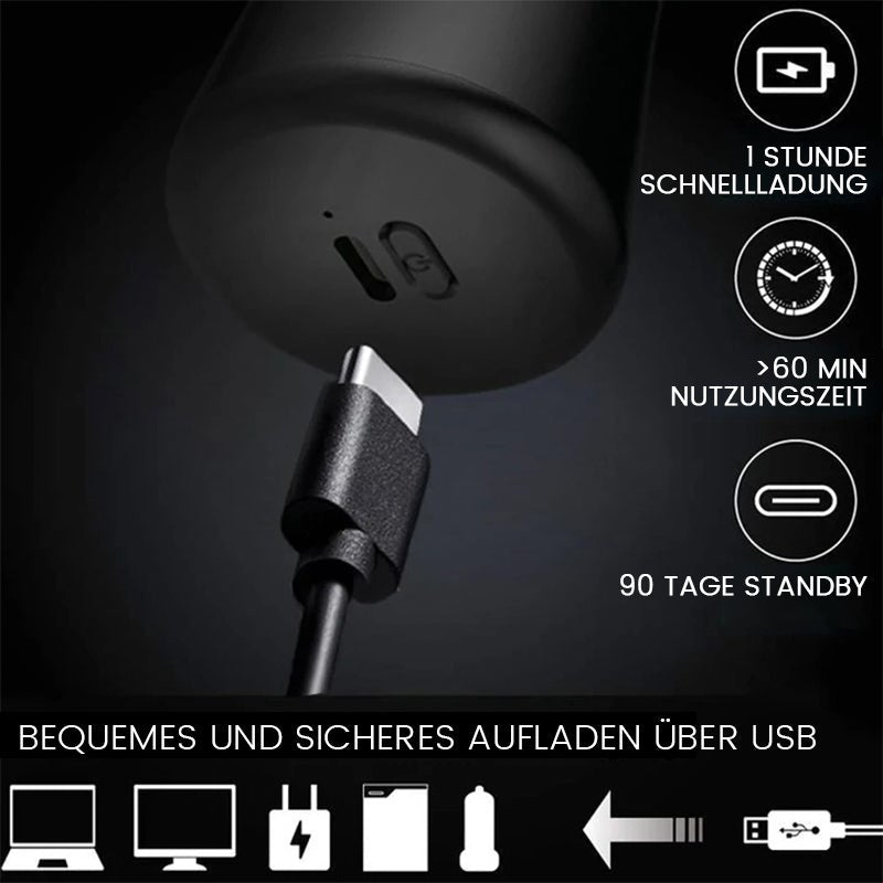 BowLift | Washable electric shaver in pocket format