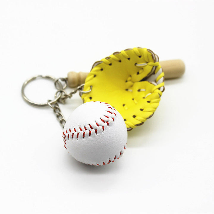 BowLift | Mini Baseball Glove Set Charm Keychain