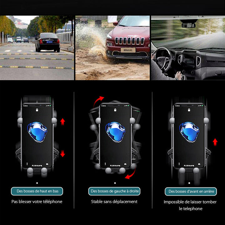 Removable smartphone holder for car | Bowlift