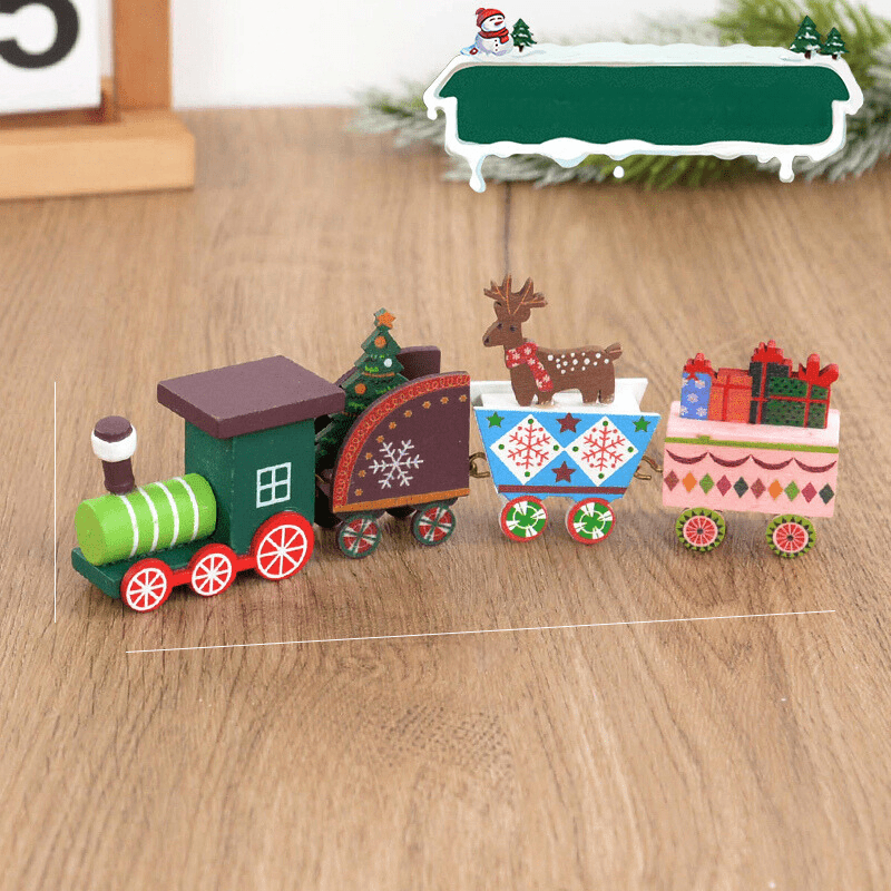 BowLift | ChristmasTrain | Cheerful Wooden Decoration