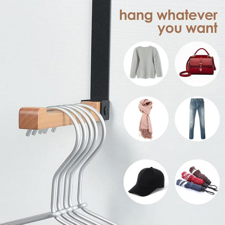 BowLift | Foldable Wood Over The Door Hooks