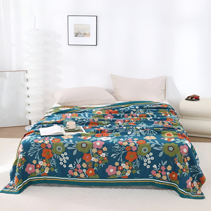 BowLift | Wildflower Botanical Bliss Cotton Blanket