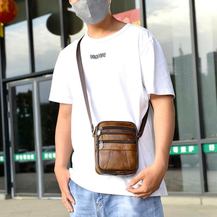 BowLift | Vintage Shoulder Bag for Men