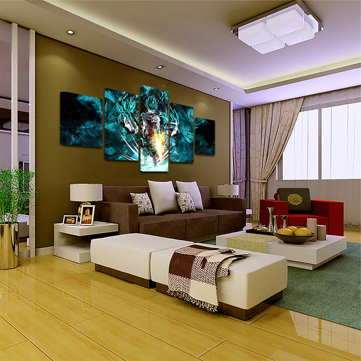 Powerful Force 5 Piece - Canvas Wall Art Painting | Bowlift