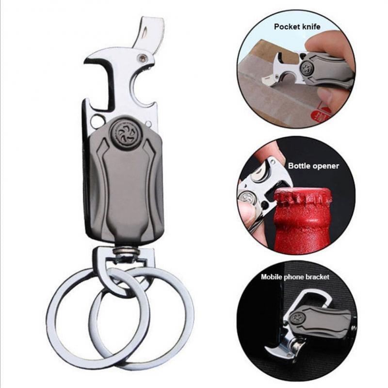 Multifunctional 360 Rotating Car Keychain | Bowlift