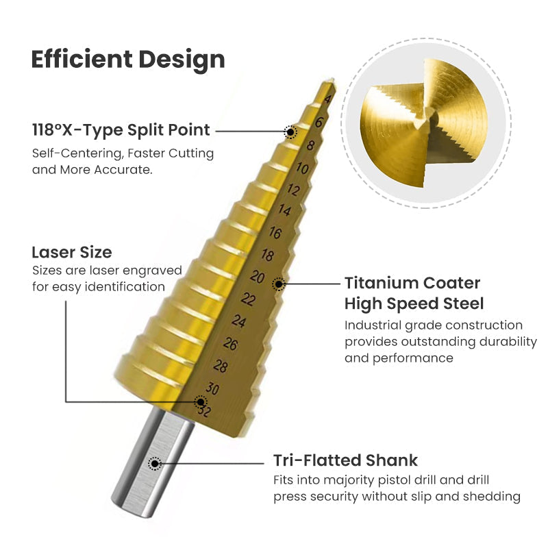 BowLift | High-speed Reaming Pagoda Sawtooth Set（6pcs）