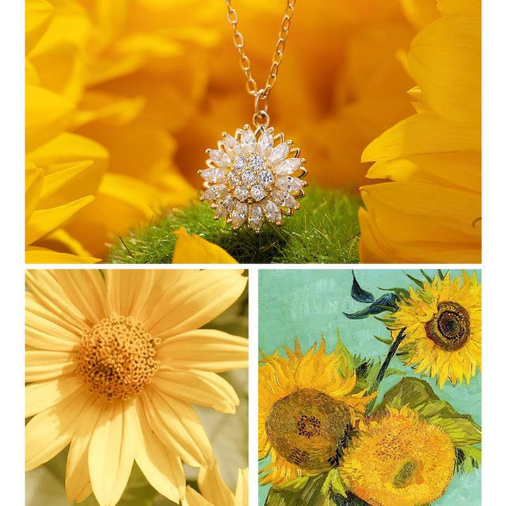 BowLift | Rotatable Sunflower Necklace