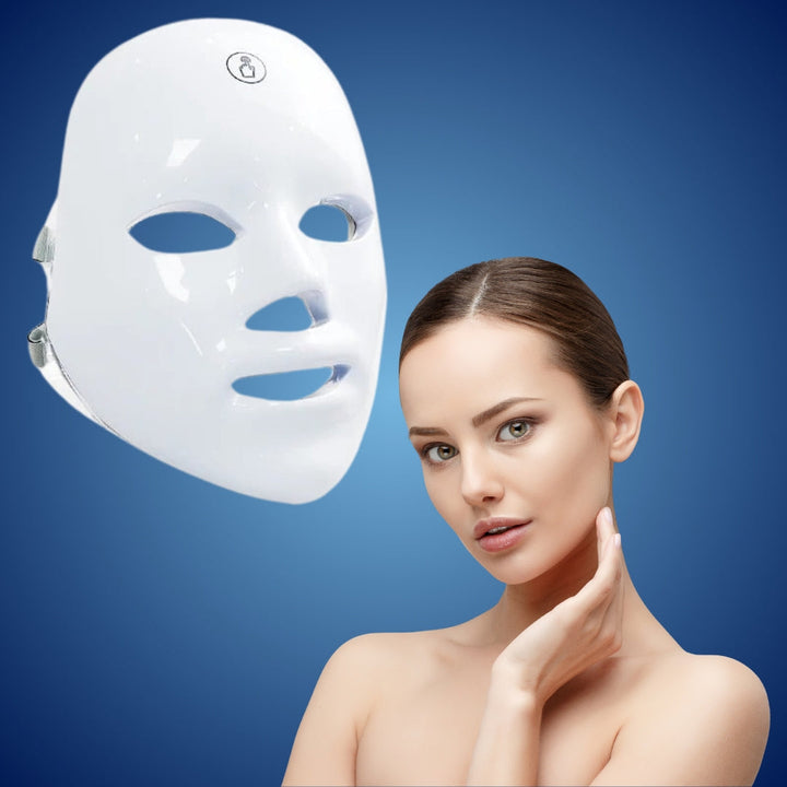 GlowSkin Pro LED Light Therapy Mask | Stimulates Collagen - Reduces Wrinkles - Improves Skin Texture - Soothes Redness Bowlift