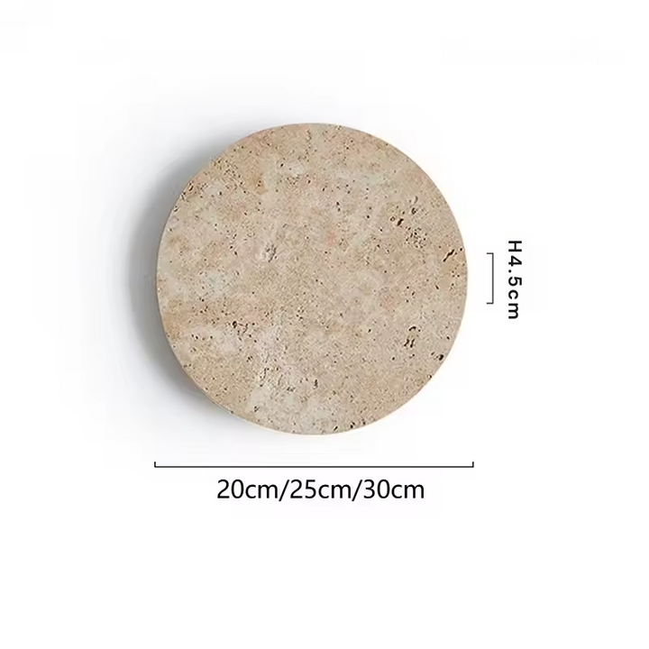 BowLift | Wabi-Sabi Travertine Natural Stone Wall Light