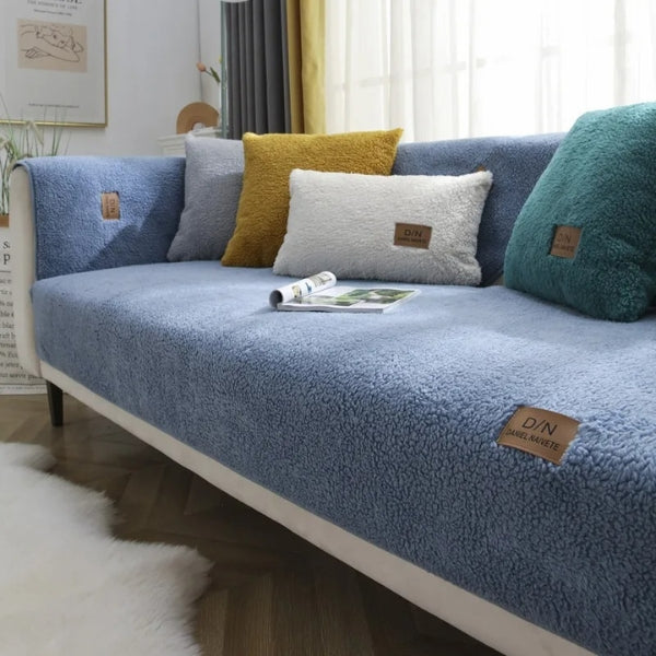 BowLift | Waterproof Sofa Throw Covers | Slip Couch Protector | Washable Sofa Cover for Sofa Beds