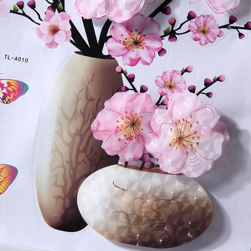 DIY Plant Vase 3D Stereo Stickers Self-Adhesive | Bowlift