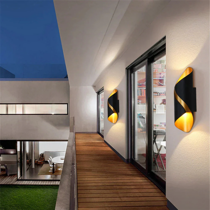 BowLift | Glowing Outdoor Wall Lamp