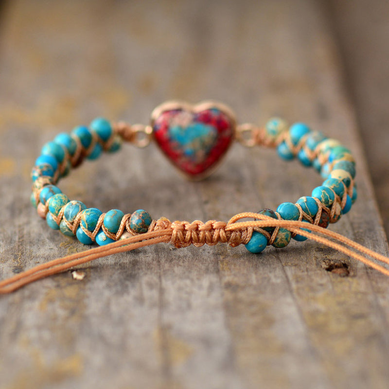 BowLift | Passionate Heart-Jasper Bracelet