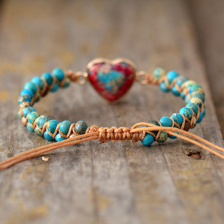 BowLift | Passionate Heart-Jasper Bracelet
