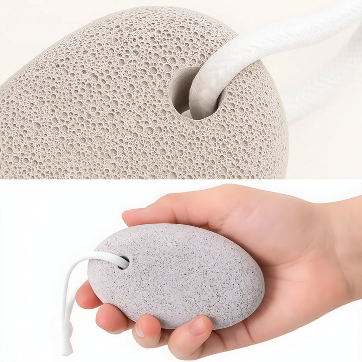 Hard Skin Relief – Natural Volcanic Rock – Smooth Cracked Heels Fast with Home Pedicure Bowlift