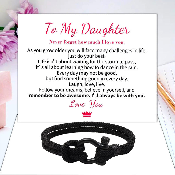 BowLift | TO MY DAUGHTER LOVE YOU FOREVER NAUTICAL Watch