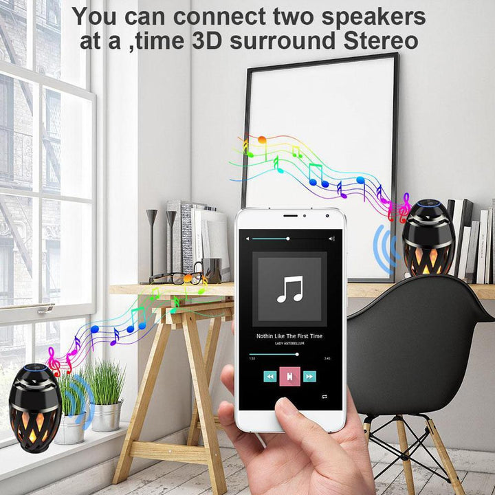 BowLift | LED Bluetooth Speaker - Gives The Appearance Of Flicker Warm Light