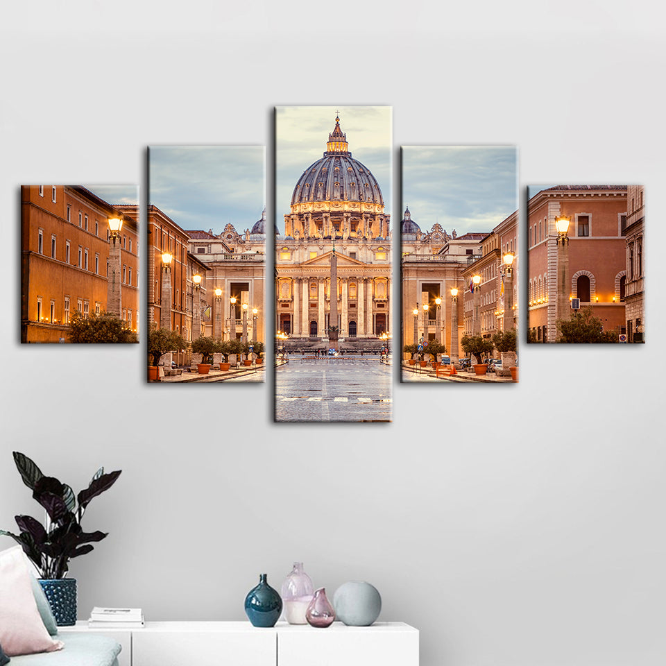 Fresh Palace 5 Piece - Canvas Wall Art Painting | Bowlift