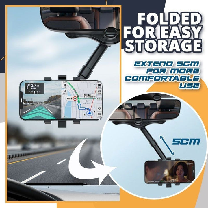 BowLift | Rotatable & Retractable Car Phone Holder