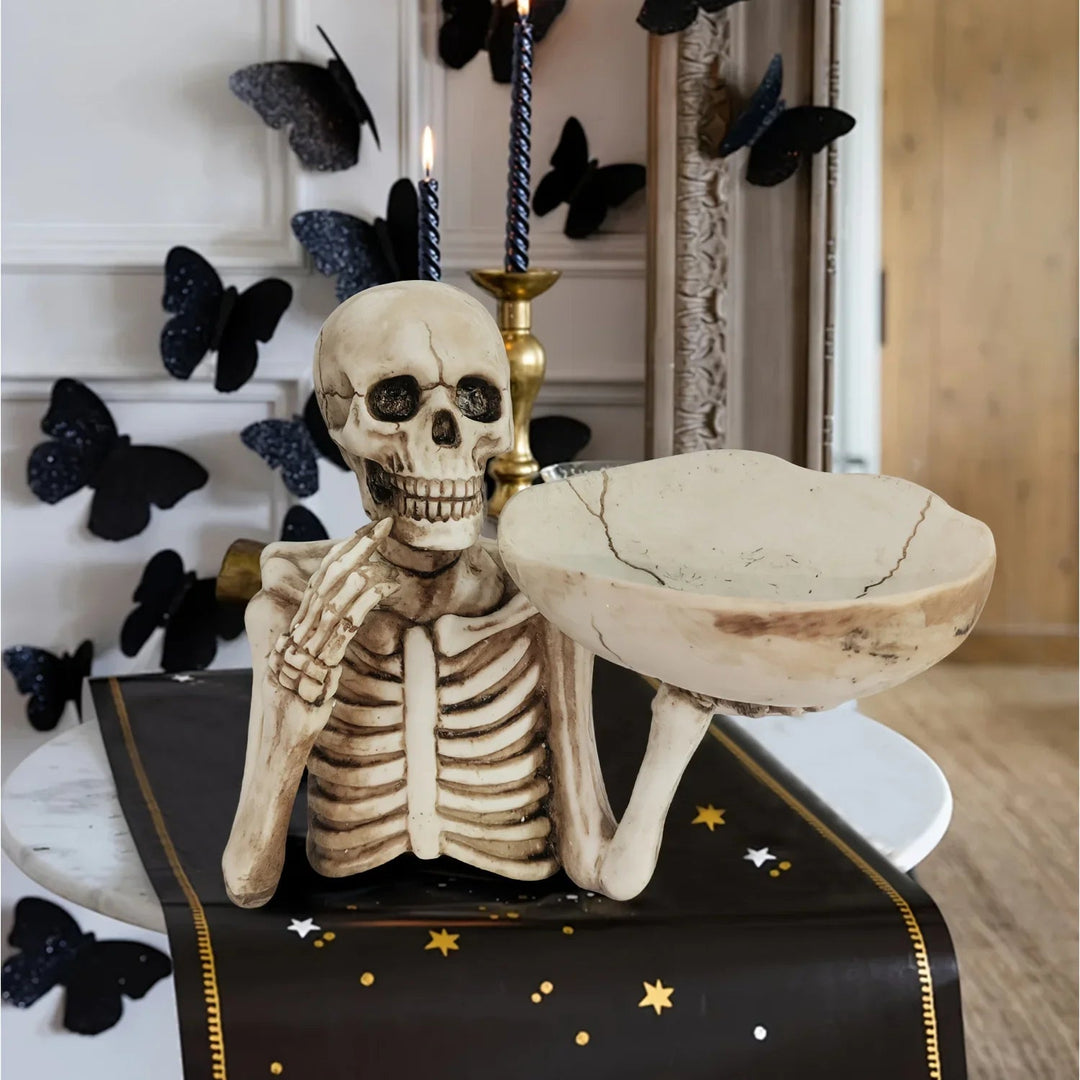 BowLift | Spooky Skeleton Halloween Candy Bowl
