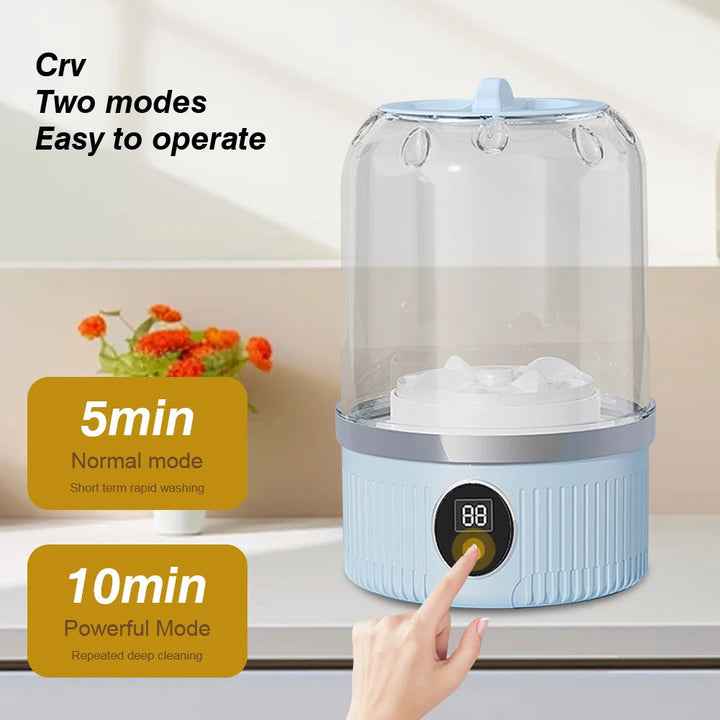 BowLift | Rechargeable Mini Washing Machine for Travel and Home