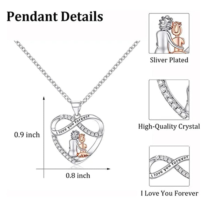 BowLift | Love You Forever Heart Necklace