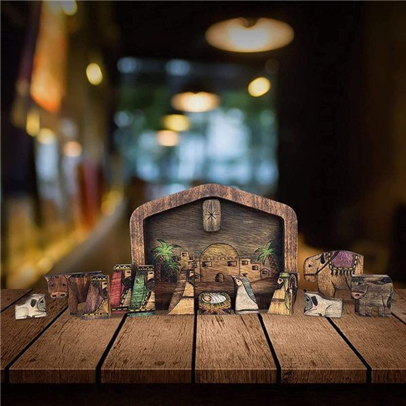 BowLift | Wooden Jesus Puzzle Set