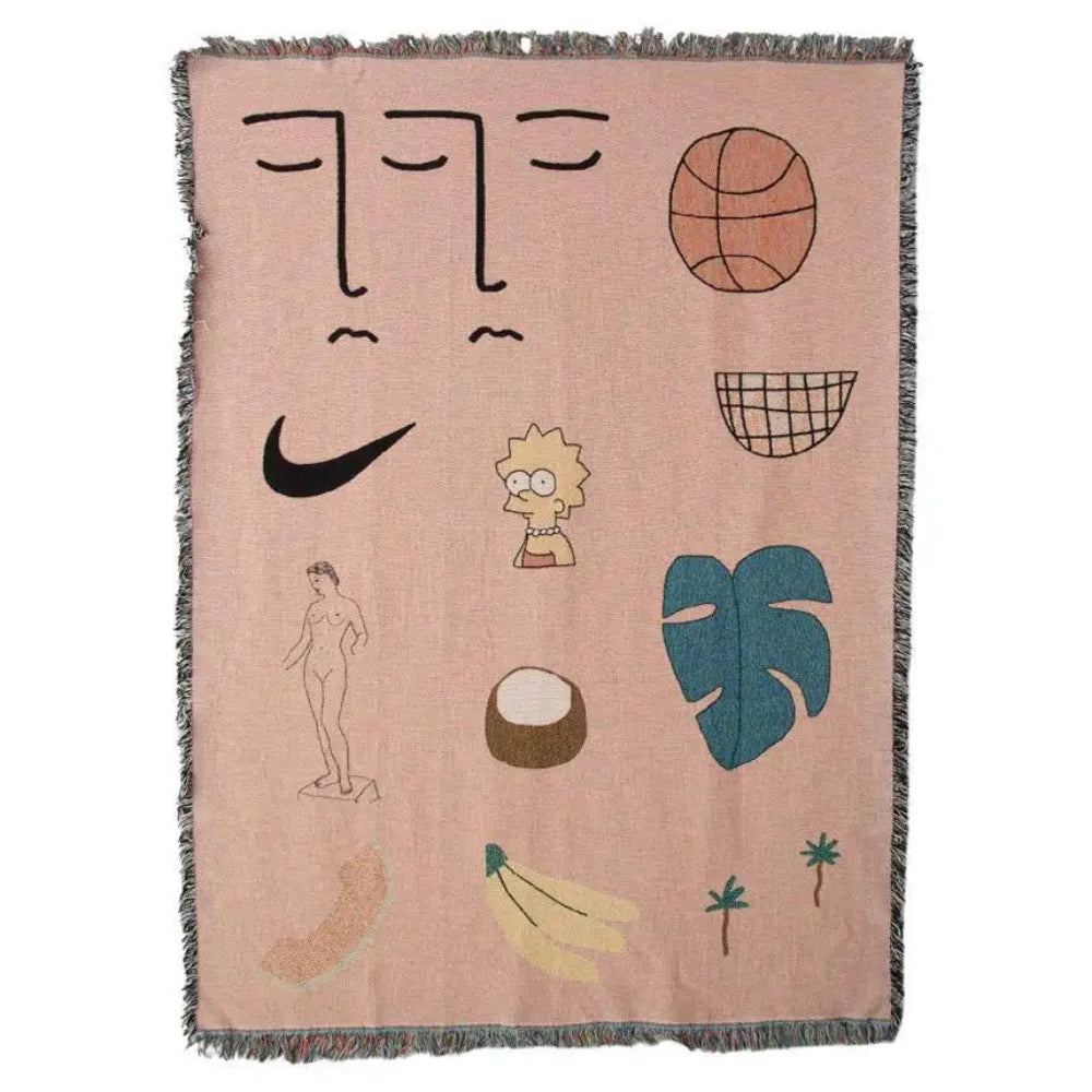 BowLift | Pink Muse Woven Blanket