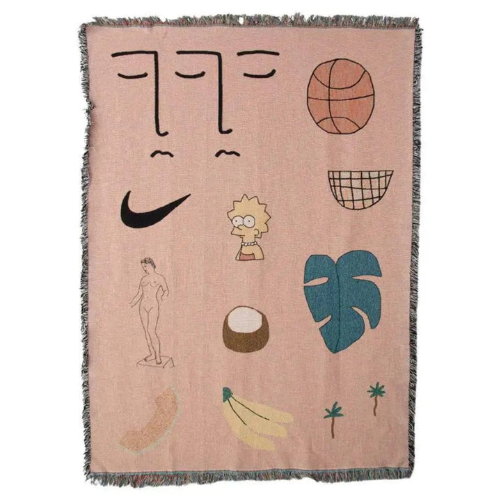 BowLift | Pink Muse Woven Blanket