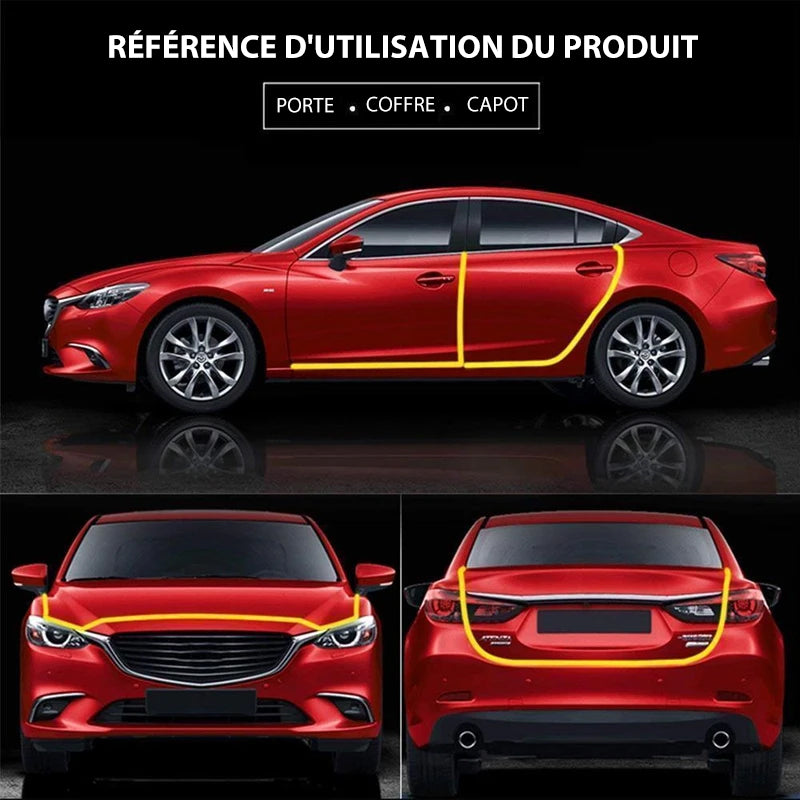 Protection strip for car door with U-shape, 5m | Bowlift