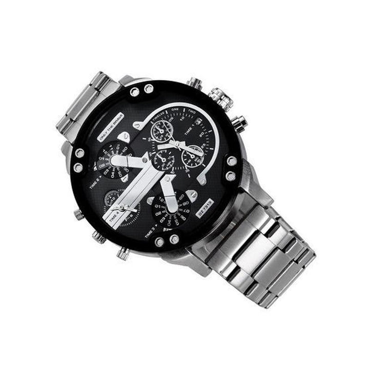 BowLift | Stainless Steel Chronograph Quartz Watch – Elegant Men’s Luxury Timepiece