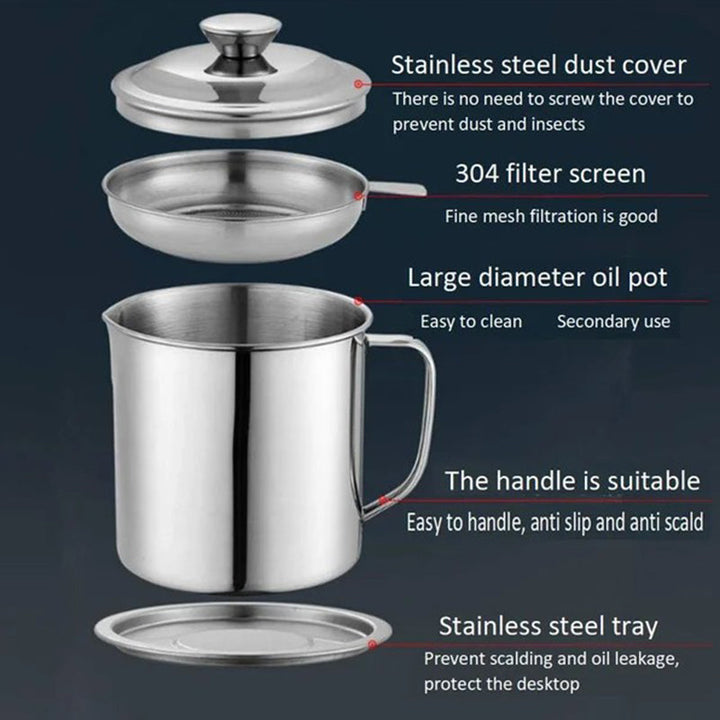 BowLift | Stainless Steel Filter Oilcan