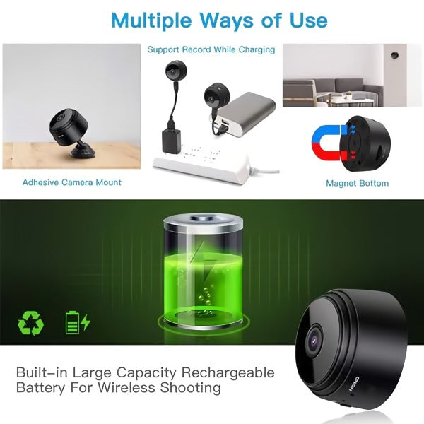 BowLift | 1080P HD Magnetic Wifi Mini Camera Recorder