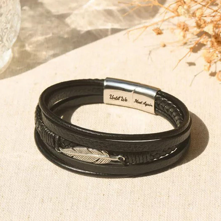 BowLift | Memorial Feather Men's Bracelet